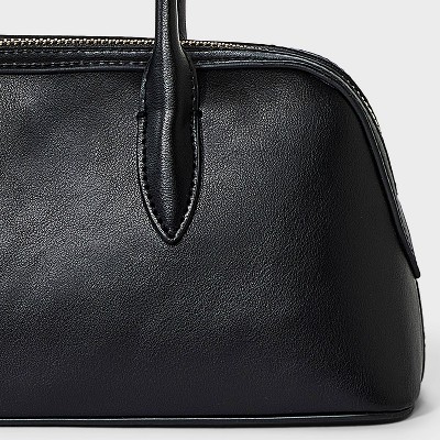 A New Day Long Handle Satchel Handbag - A New Day™ Black — фото 5