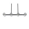 Elegant Lighting Eren 8 - Light Pendant in  Black - 2 of 4
