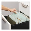Universal Six-Section Pressboard Classification Folders, 2" Expansion, 2 Dividers, 6 Fasteners, Letter Size, Gray Exterior, 10/Box - 4 of 4