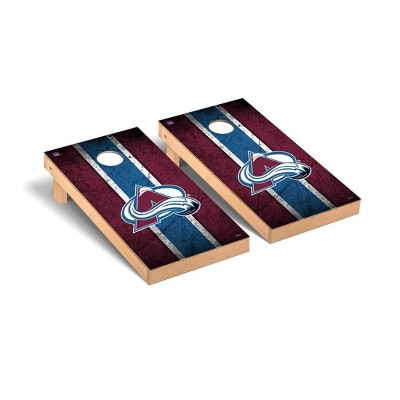 NHL Colorado Avalanche Premium Cornhole Board Vintage Version