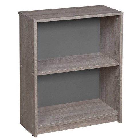 29 Central 2 Shelf Bookcase Latte, Target Mixed Material 3 Shelf Bookcase