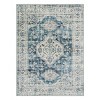 Lahome Persian Medallion Short Pile Velvet Rectangular Indoor Area Rug - 2 of 4
