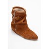 Noar - Cognac Genuine Leather Ruched Zip Boot (Women) | Forever & Always Shoes - 3 of 4