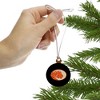 East Central University Secondary Logo Mini Small Tiny Wood Christmas Tree Holiday Ornament - 2 of 4