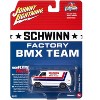 1976 Chevrolet G20 Van White with Stripes "Schwinn Factory BMX Team" "Pop Culture" 1/64 Diecast Model Car by Johnny Lightning - image 3 of 3