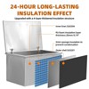 Drop in Ice Chest, Stainless Steel Commercial Ice Bin with Hinged Cover, Outdoor Kitchen Ice Bar for Drinks - 4 of 4