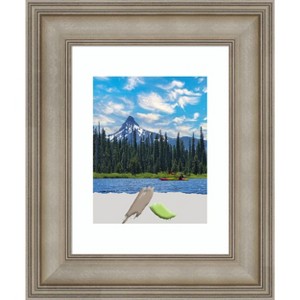 Amanti Art Mezzanine Antique Silver Narrow Wood Picture Frame - 1 of 4