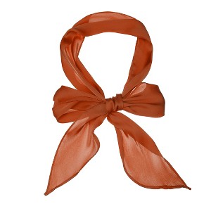 INSPIRE CHIC Women's Plain Solid Color Pure Skinny Long Neckerchief Hair Band 55.12 x 5.12 inches(L*W) - 1 of 4