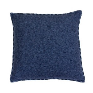 Set of 2 Chunky Oversize Square Throw Pillow Indigo - Décor Therapy, Blue