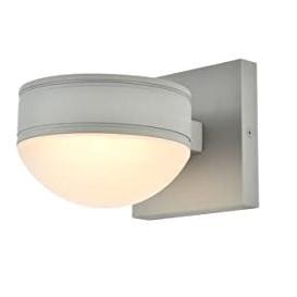 Elegant Lighting Raine Integrated LED wall sconce in silver
