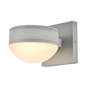 Elegant Lighting Raine Integrated LED wall sconce in silver - 1 of 4