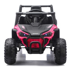 TopComfy Baby Walkers Kids Ride On Car With Smooth Ride Kids Toy Kids Fun Gift Comfortable Seat Safe Design for Kids, Pink, 35.4"*20.2"*11.4" - 1 of 4