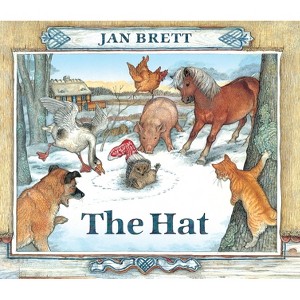 The Hat (Oversized Lap Board Book) - by  Jan Brett - 1 of 1