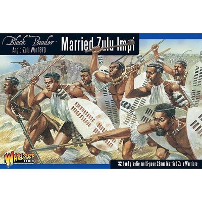 Married Zulu Impi Miniatures Box Set