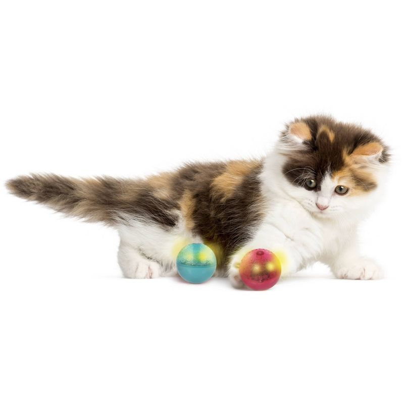 SmartyKat Flicker Balls Cat Toy - 2pk, 5 of 9