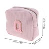 Unique Bargains Letter Q Pattern Makeup Bag 1 Pc - 2 of 4