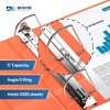 Davis Group 4pk 5" Premium Economy Angled D-Ring Binder Orange: Easyview, 4in, 700 Sheet Capacity, Hard Cover, 2 Pockets - 3 of 4