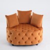 APRILSOUL Accent Chair Classical Barrel Chair for living room Modern Leisure Chair - 3 of 4
