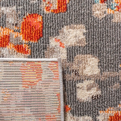Metro-Mod Chic Grey Synthetic 9' x 12' Hand-Knotted Area Rug