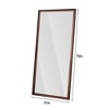 LOVMOR Modern Full Length Mirror, Full Body Mirror, Free Standing or Leaning or Wall-Mounted Mirror for Living Room, Bedroom - 4 of 4