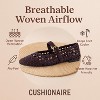 CUSHIONAIRE  Windsor Woven Womens Flats with Adjustable Strap – Comfortable Mary Jane Ballet Flats for Women - 3 of 4