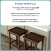 Now Furniture 24" Counter Stool, Wooden Backless Bar Height Kitchen Stool - 4 of 4