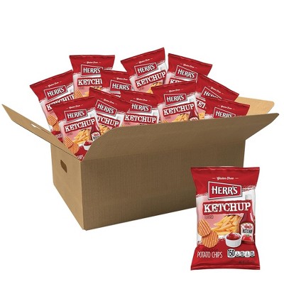 Herr's Ketchup Flavor Potato Chips - 1oz Bag (Pack of 12)