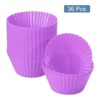 Unique Bargains Silicone Non-Stick Heat Resistant Baking Cups - 3 of 4