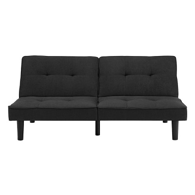 room essentials black futon