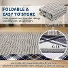 Machine Washable Plaid Area Rug, Non-Slip Farmhouse Rug with Border for Living Room, Dining Room & Bedroom - 4 of 4