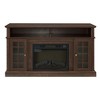 ORRD 58" TV Stand with 23" Fireplace Insert, Modern Entertainment Console, Espresso - 4 of 4