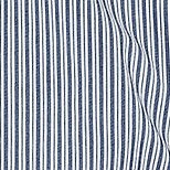 deep sea navy fine stripe