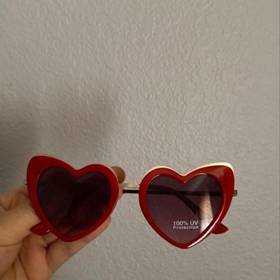 Red heart cheap sunglasses target