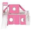 NicBex Full/Twin Size Loft Bed with Castle Tent & Tower,Playful & Sturdy Wooden Twin Loft Bed for Kids - 2 of 4