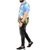 HAPPY BAY Men's Hawaiian Shirts Short Sleeve Button Down Shirt Mens Party Shirts Casual Vacation Summer Tropical Island Shirts Funny - 3 of 4