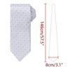 INSPIRE CHIC Men's Adjustable Regular Fit Satin Necktie - 2 of 4