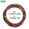 Unique Bargains Trunk Holding Aluminum Gardening Bonsai Training Wire 1 Roll - 2 of 3