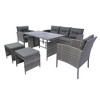 Whisen 6-Piece Wicker Patio Sectional Set - 3 of 4