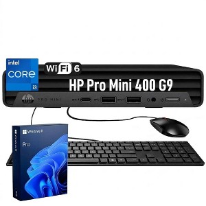 HP ProDesk 400 Business MFF Desktop, Core i3-13100T, Intel UHD