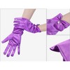 INSPIRE CHIC Women's Satin Faux Pearl Sembellished Full Finger Gloves - 3 of 4