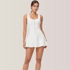 Anna-Kaci Active Women's Activewear Romper with Skirt Overlay and Built-In Shorts Design - 2 of 4