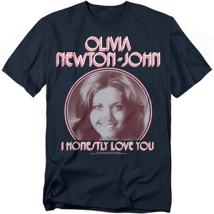 Olivia Newtonjohn I Honestly Love You Adult T-Shirt - 1 of 4