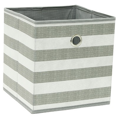 grey and white storage bins