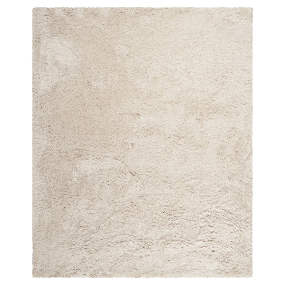 8'x10' Solid Tufted Area Rug Pearl - Safavieh