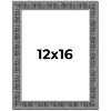 PosterPalooza | Distressed Black Picture Frame - UV Acrylic, Foam Board Backing, Hanging Hardware - 2 of 4