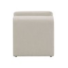 Boucle Curved Accent Chair with Full Foam Cushions and Sturdy Wooden Frame for Living Room - 2 of 4
