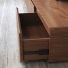 Modern TV Stands, Natural Wood Texture, Media Console with 3 Drawers - 4 of 4