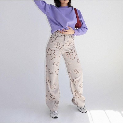 Women's Daisy Printed Pants - Bailey Rose