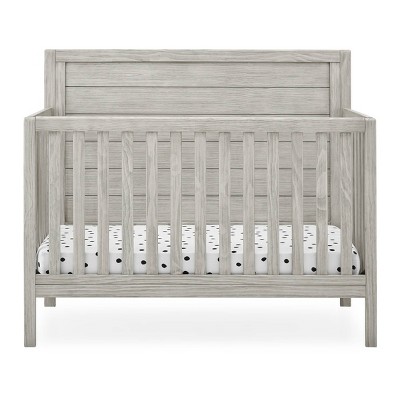 Delta cambridge convertible outlet crib in rustic grey