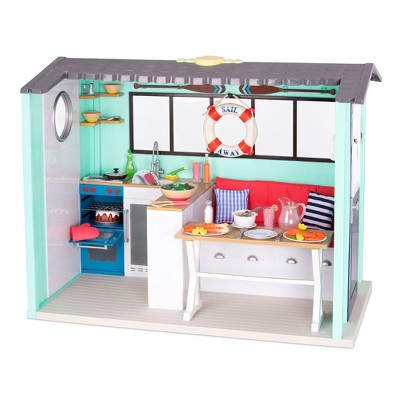 Our Generation Seaside Beach House Playset 18" Dolls : Target